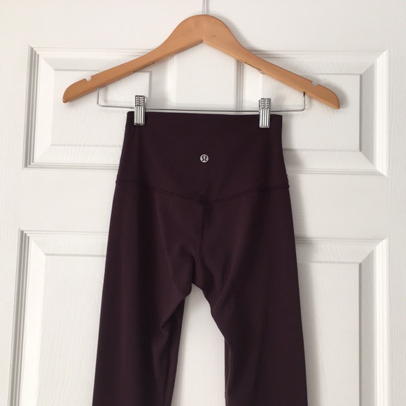 lululemon athletica Pants - Lululemon Align Pant II Full Length Black Cherry